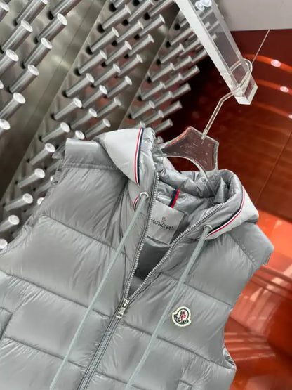 Moncler Luiro Down Vest - Grey