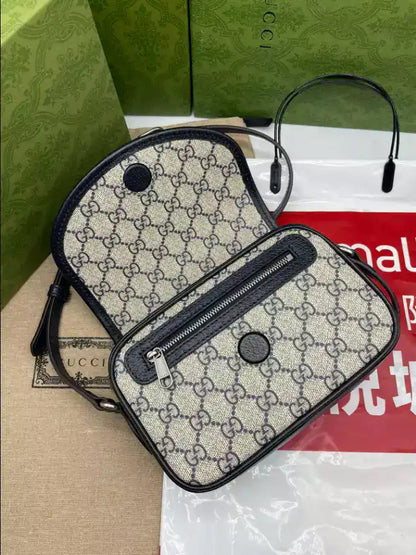 Gucci Ophidia GG Mini Shoulder Bag - Beige