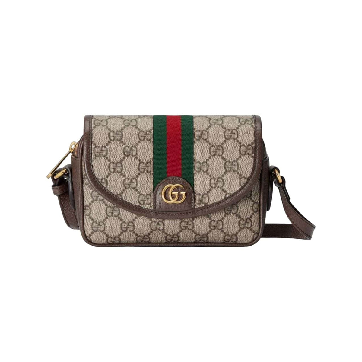 Gucci Ophidia GG Mini Shoulder Bag - Beige