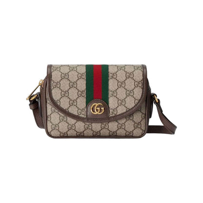Gucci Ophidia GG Mini Shoulder Bag - Beige