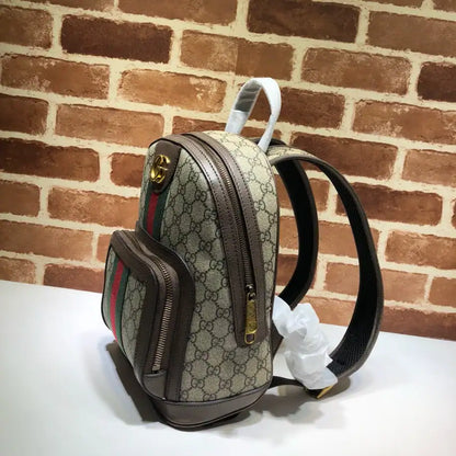 Gucci GG Ophidia Small Backpack - Beige