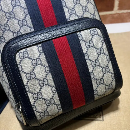 Gucci GG Ophidia Small Backpack - Beige