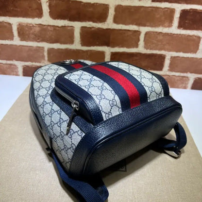 Gucci GG Ophidia Small Backpack - Beige