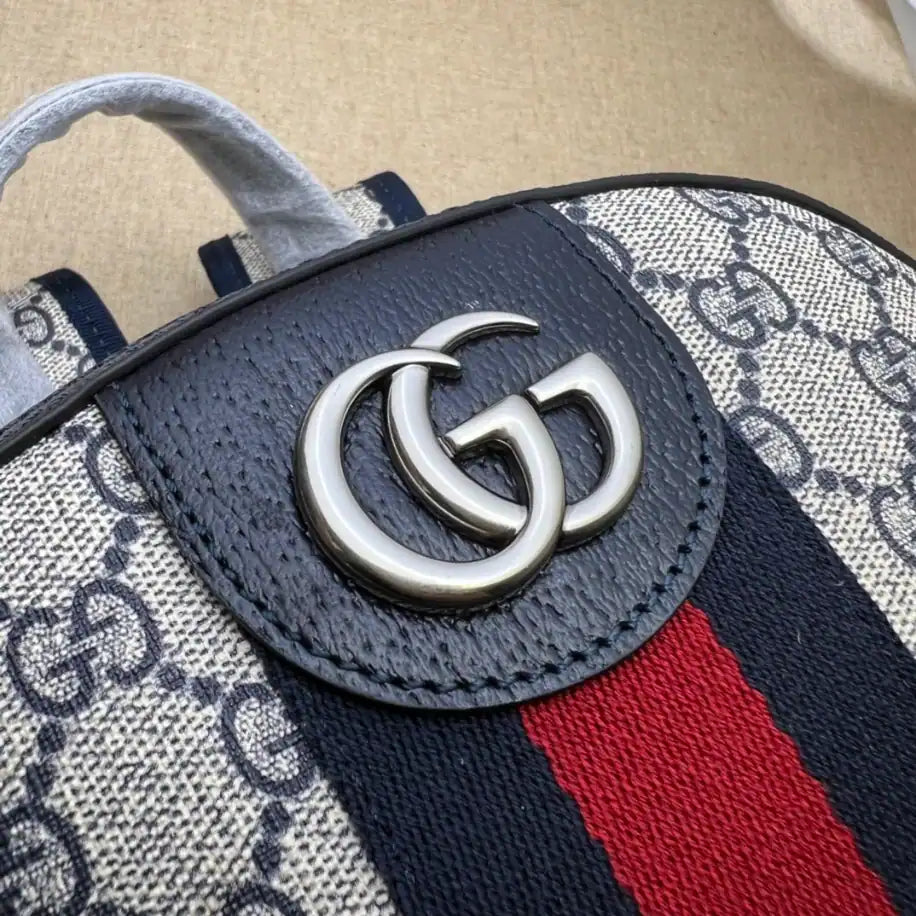 Gucci GG Ophidia Small Backpack - Beige