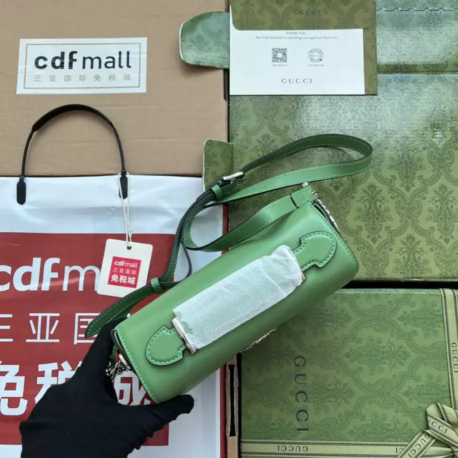 Gucci GG Petite Small Shoulder Bag - Green