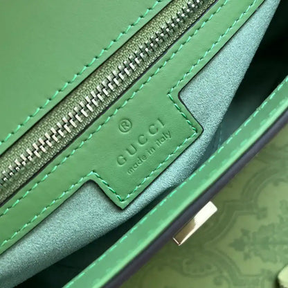 Gucci GG Petite Small Shoulder Bag - Green