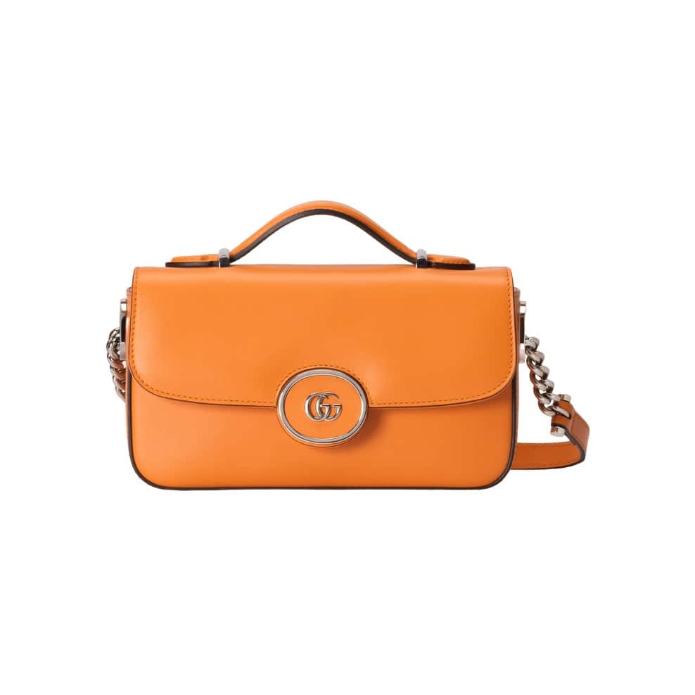 Gucci GG Petite Small Shoulder Bag - Orange