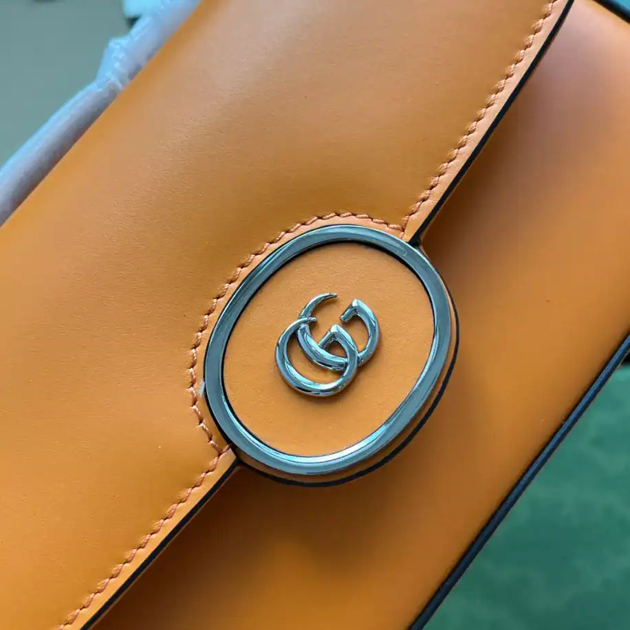 Gucci GG Petite Small Shoulder Bag - Orange