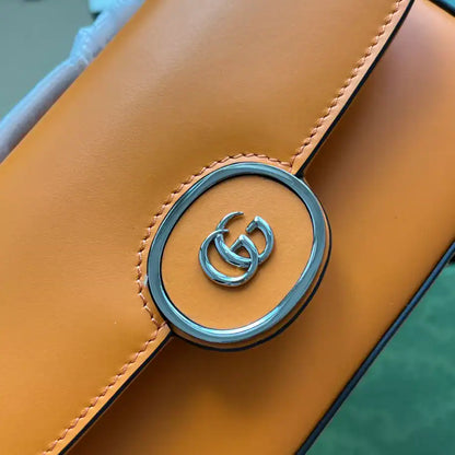 Gucci GG Petite Small Shoulder Bag - Orange