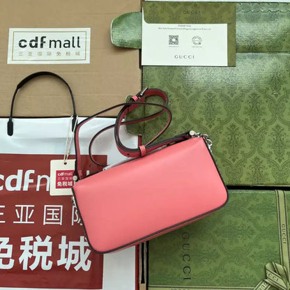 Gucci GG Petite Small Shoulder Bag - Pink