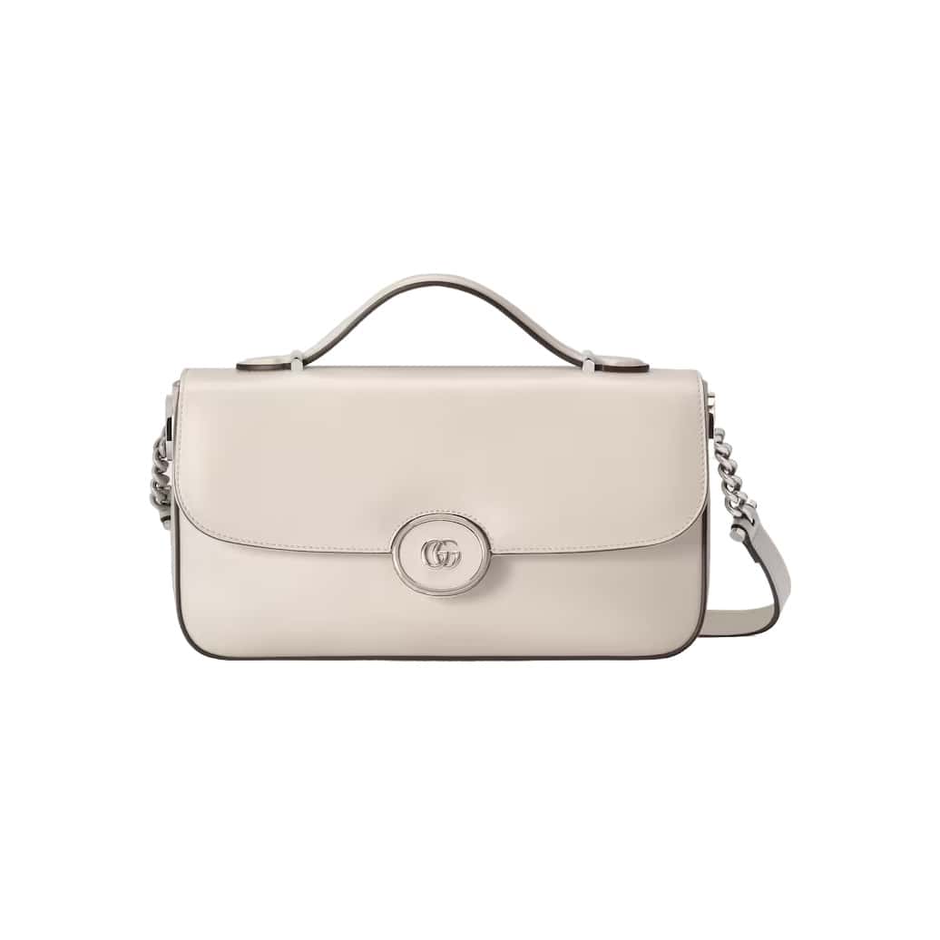 Gucci GG Petite Small Shoulder Bag - White