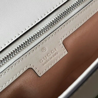 Gucci GG Petite Small Shoulder Bag - White