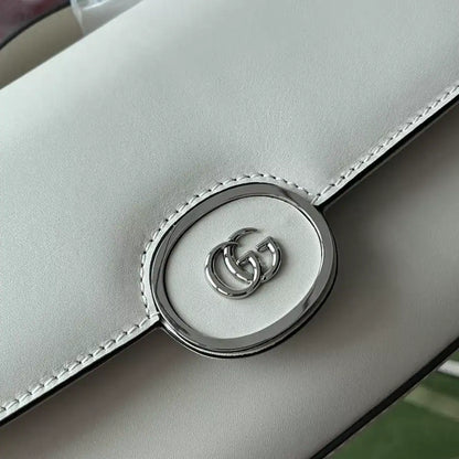 Gucci GG Petite Small Shoulder Bag - White