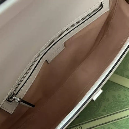 Gucci GG Petite Small Shoulder Bag - White