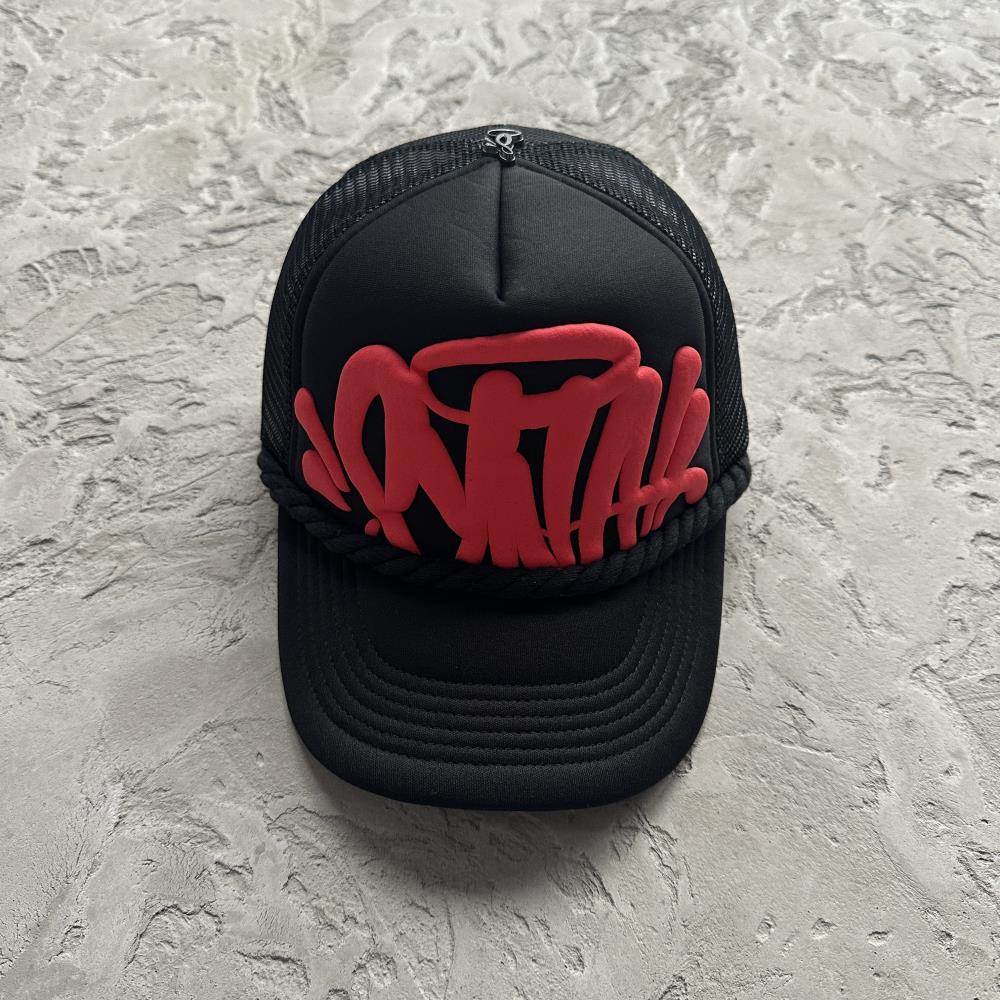 Syn Trucker Cap - Black/Red
