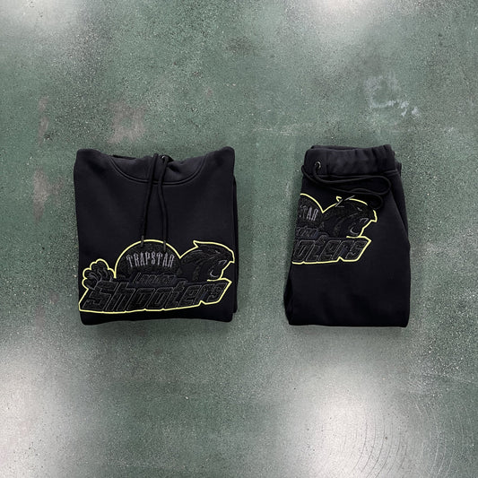 TS Shooters Tracksuit - Black/Yellow