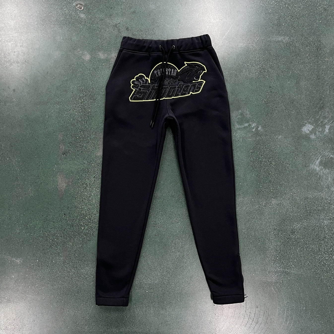 TS Shooters Tracksuit - Black/Yellow