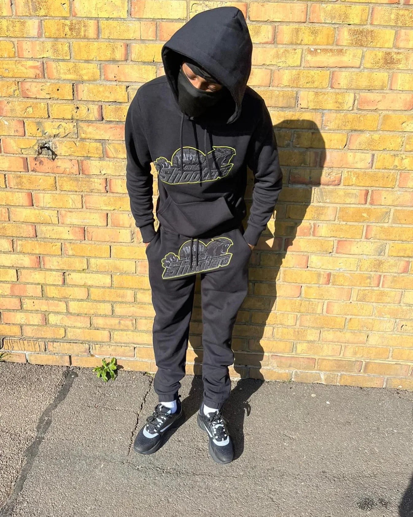 TS Shooters Tracksuit - Black/Yellow