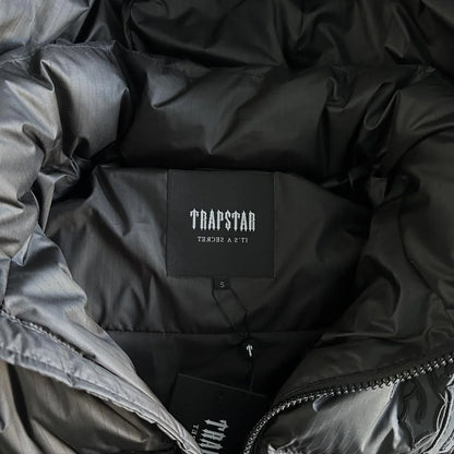 TS Shooters Detachable Hooded Puffer Jacket - Black