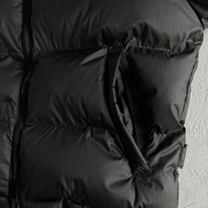 TS Shooters Detachable Hooded Puffer Jacket - Black