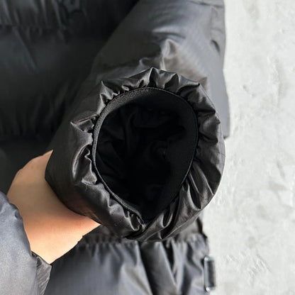TS Shooters Detachable Hooded Puffer Jacket - Black
