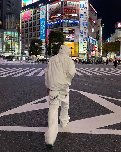 Crtez Slant Pocket Jacket - White
