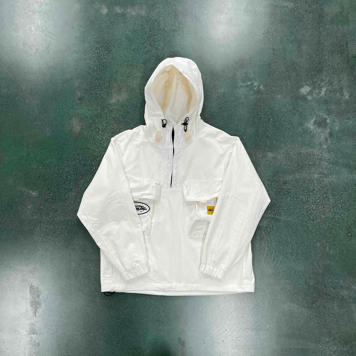 Crtez Slant Pocket Jacket - White