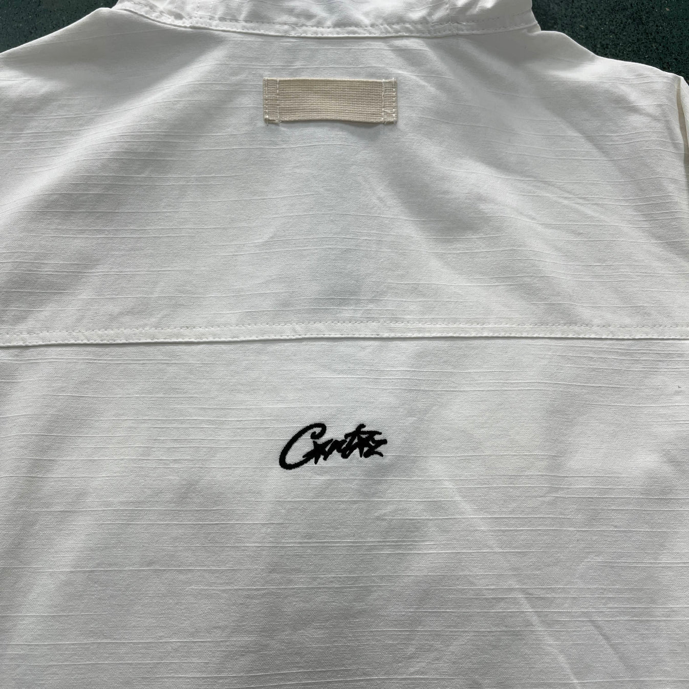 Crtez Slant Pocket Jacket - White