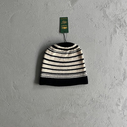 Crtez Striped Cold Hat - White/Black