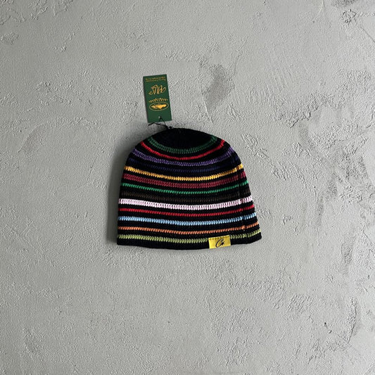 Crtez Striped Cold Hat - Black