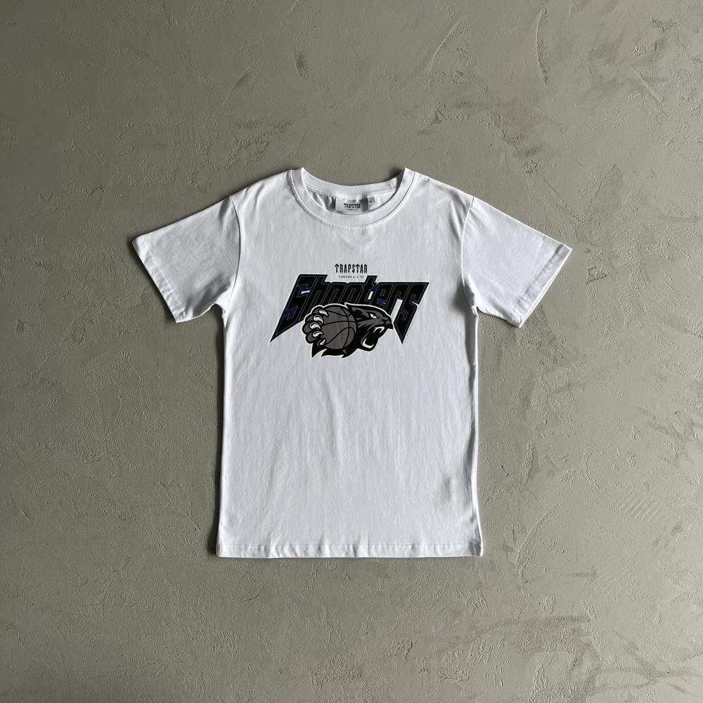 TS Tiger Head Basketball T-Shirt - White