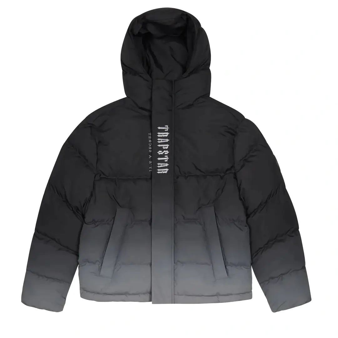 TS Decoded 2025 Hooded Puffer - Black Gradient