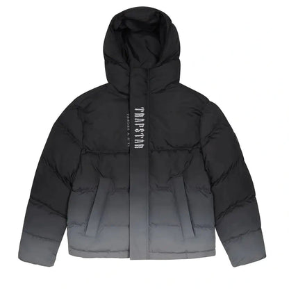 TS Decoded 2025 Hooded Puffer - Black Gradient