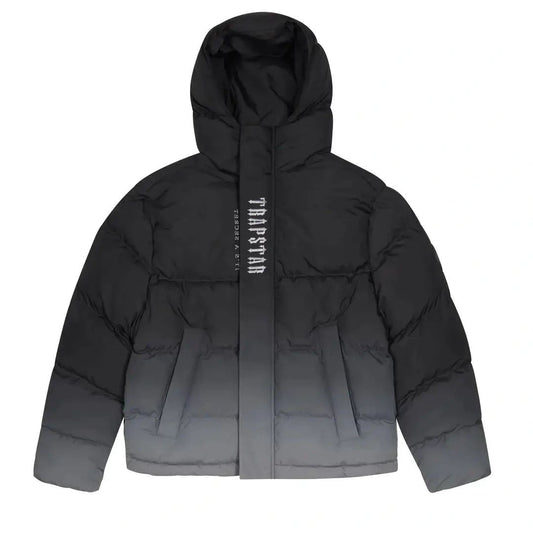 TS Decoded 2025 Hooded Puffer - Black Gradient