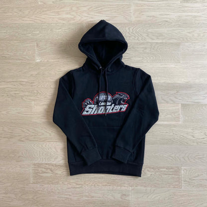 TS Shooters Tracksuit - Black/Red