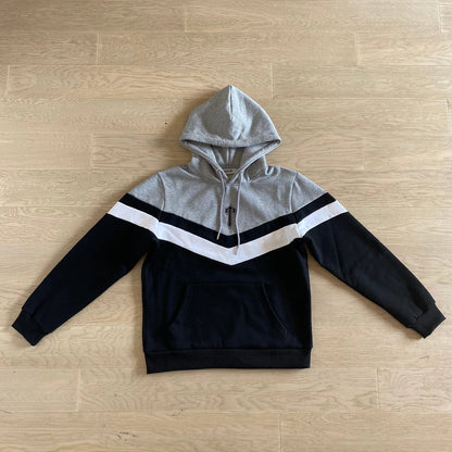 TS V-Stripe Tracksuit - Black/Grey