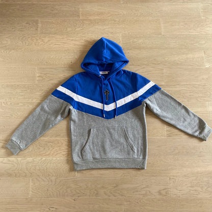 TS V-Stripe Tracksuit - Grey/Blue