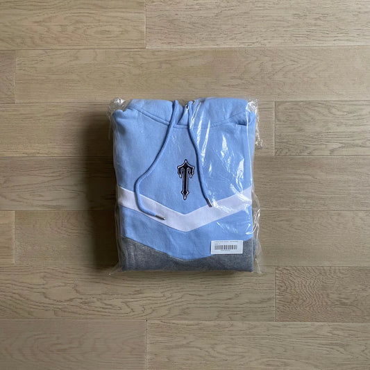 TS V-Stripe Tracksuit - Grey/Sky Blue