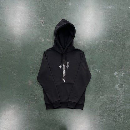 TS Camo T Tracksuit - Black/Grey