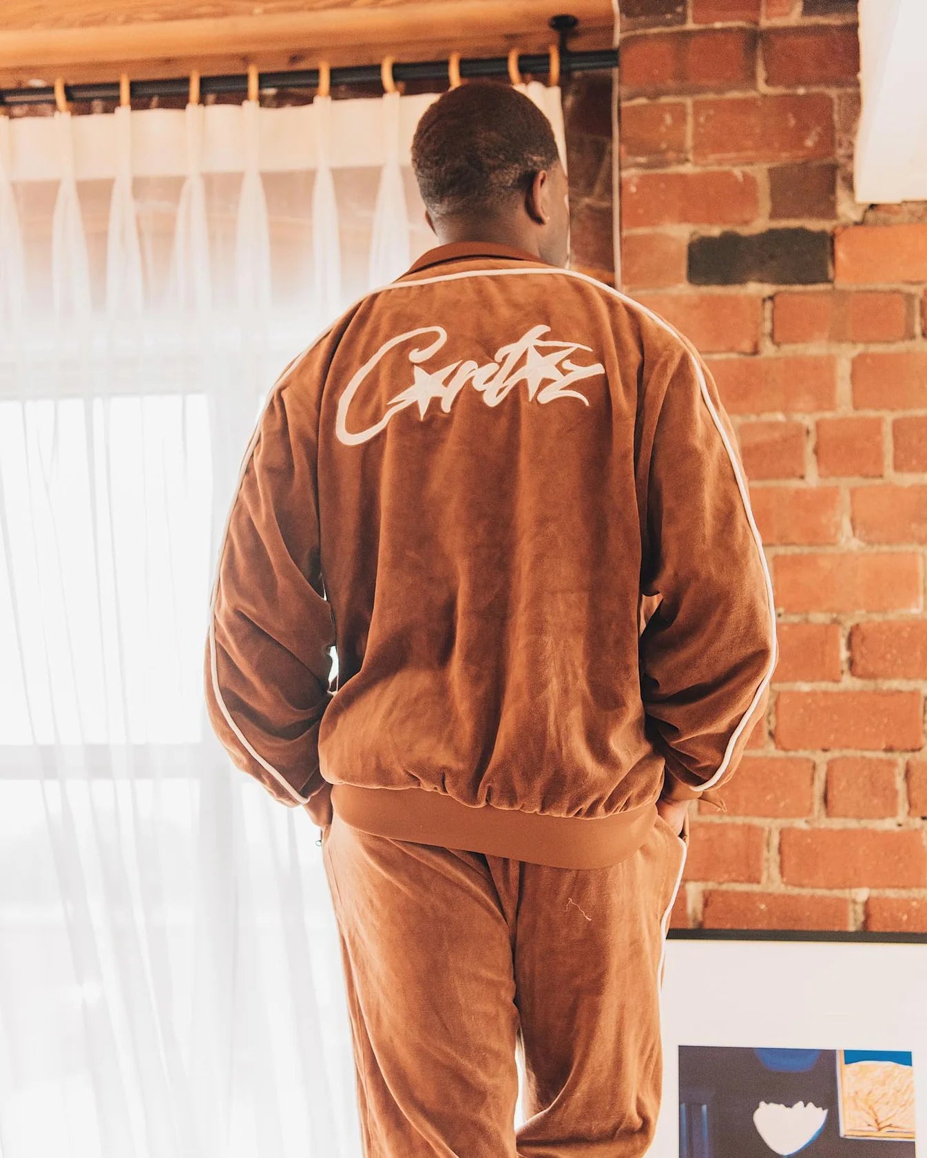 Crtez Velour Set - Brown