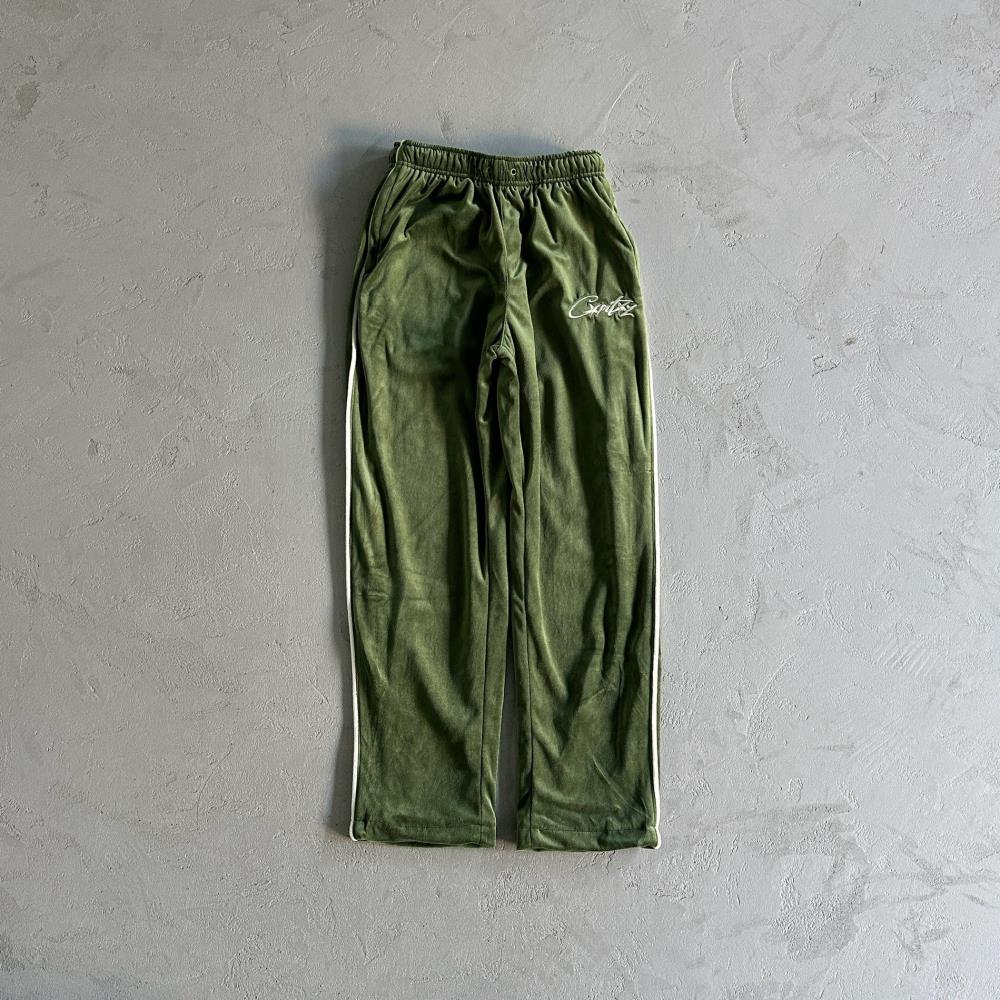 Crtez Velour Set - Green