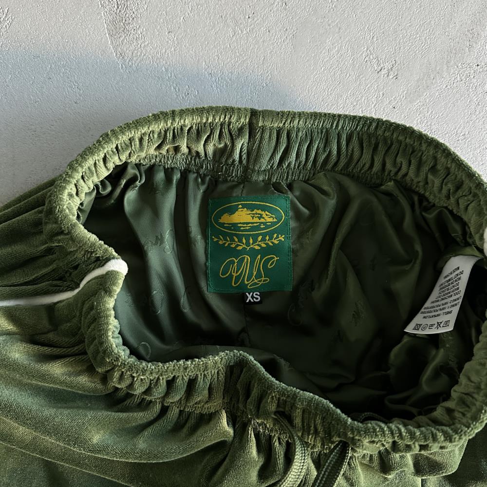 Crtez Velour Set - Green