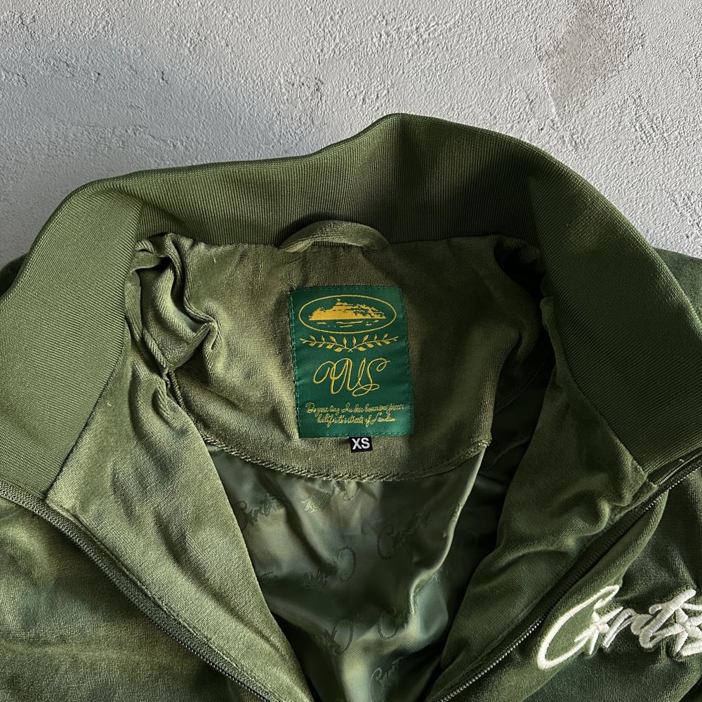 Crtez Velour Set - Green