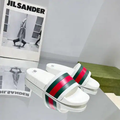 Gucci Classic Slides - White