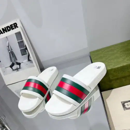 Gucci Classic Slides - White