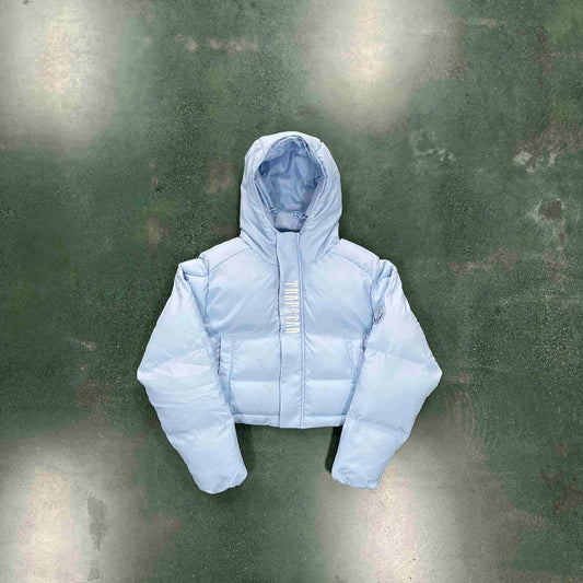 TS Women's Decoded Hooded Puffer 2.0 Jacket - Ice Blue