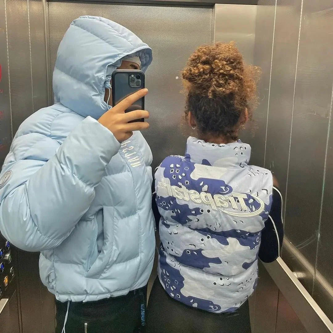 TS Decoded Hooded Puffer 2.0 Jacket - Ice Blue
