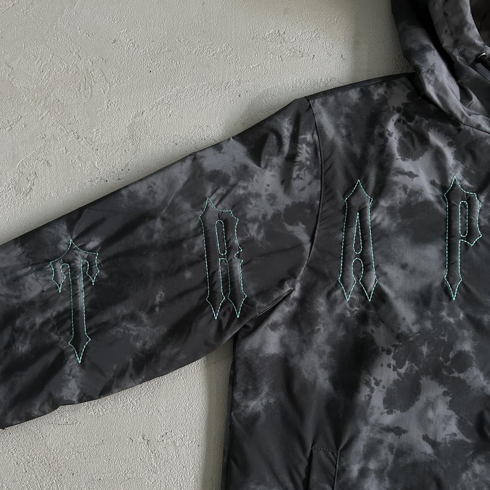 TS Washed Arch Windbreaker - Black