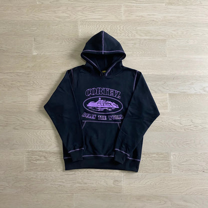 Crtez Alcatraz Hoodie - Black/Purple
