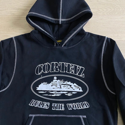 Crtez Alcatraz Hoodie - Black/White